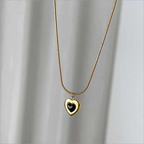 Titanium Steel No Fading Simple Gold Necklace