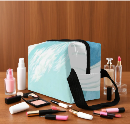化妝包輕盈質感手提 分隔設計高顏值 日常通勤短途旅行洗漱收納包 來圖定制 一件可定制