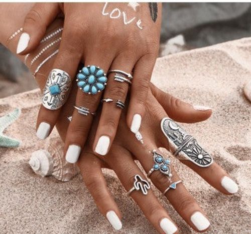 Boho Vintage Ring Sets