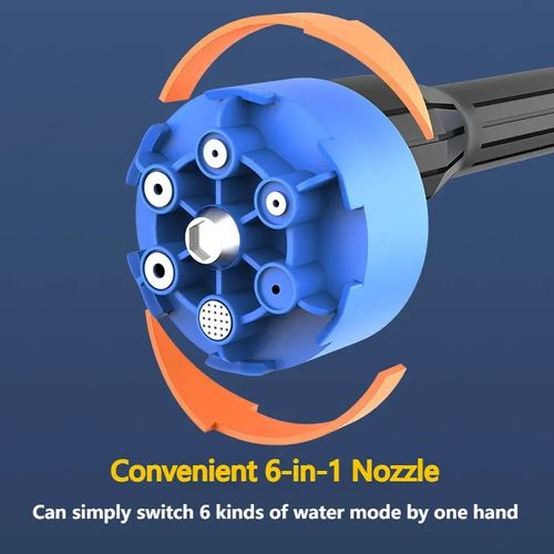 New hot sale adjustable nozzle car washer with 6 quick connectors high pressure car wash gun electric brush high pressure washer