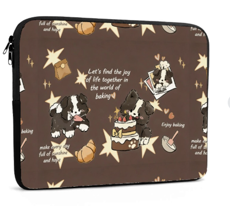 卡通手提電腦包手提單肩兩用適用蘋果 華為 小米