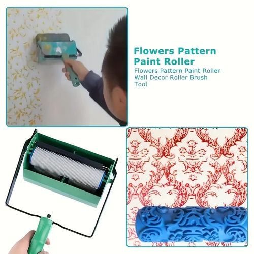 5Art Wall Decor Paint Roller - Single Color Printing Tool with Easy-to-Use Case