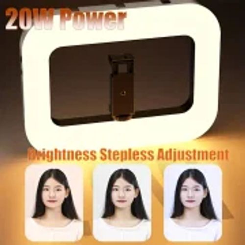 2025 New Smartphone Video Stand Handheld LED Ring Light Selfie Light Mobile Video Stabilizer for Camera, Smartphone, Action Camera, Filming, Filmmaking and Makeup