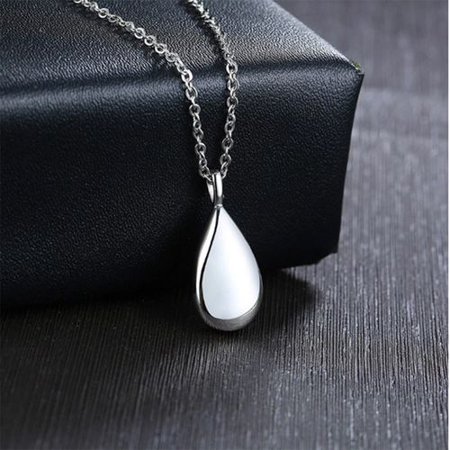 Stainless Steel Dropper Perfume Bottle Necklace