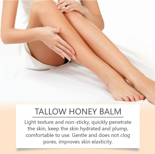 🍯Handmade Organic Grass-Fed Beef Tallow Balm with Raw Honey 🌿