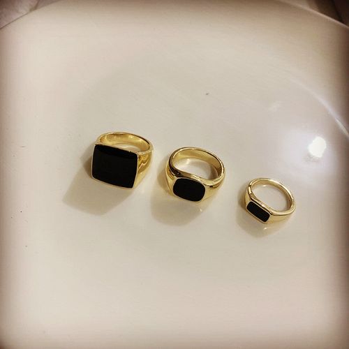 Black Face Daddy Set Ring