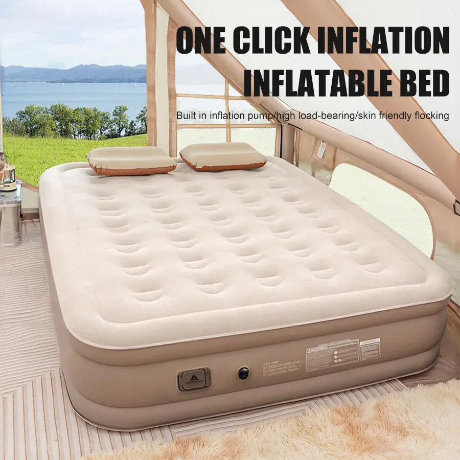 One Click Inflation Airbed Comfortable Skin Friendly Inflatable Mattress