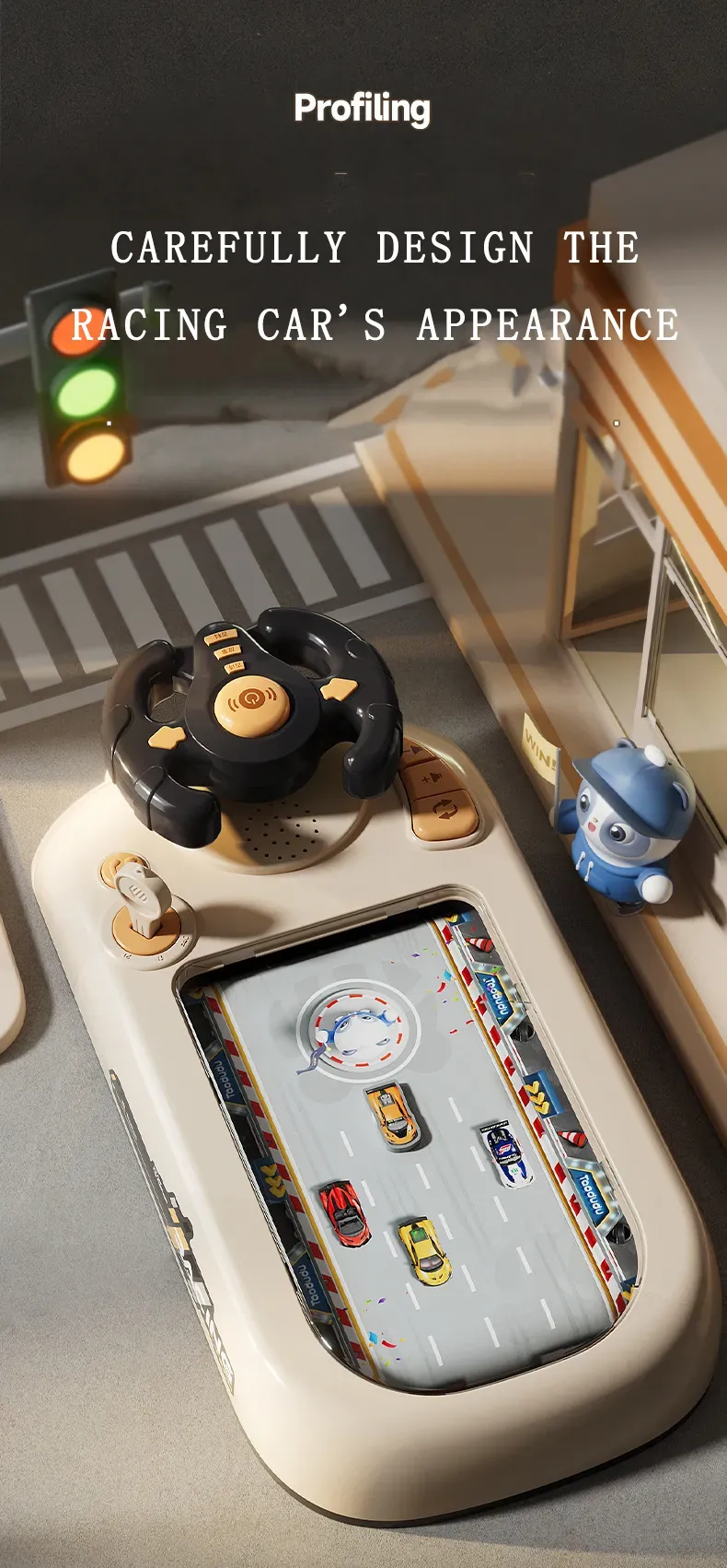 Children's Racing Challenge Game Car Sound Effects Video Game Consoles