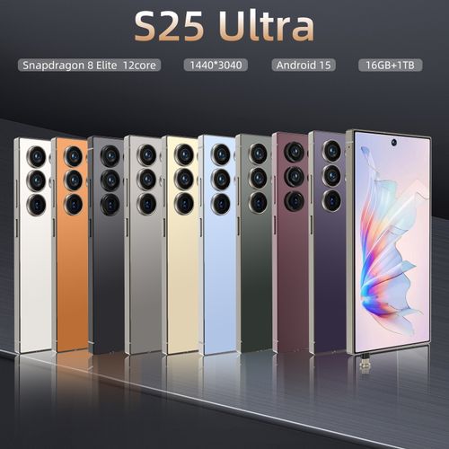 2-Venda quente original S25 super 5g smartphone 64gb + 1TB android 14 6.7 polegadas hd telefone desbloqueado com língua de operação francesazz