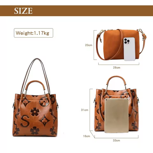 Women's Fashion Printed Large Capacity Shoulder Bag Handbag