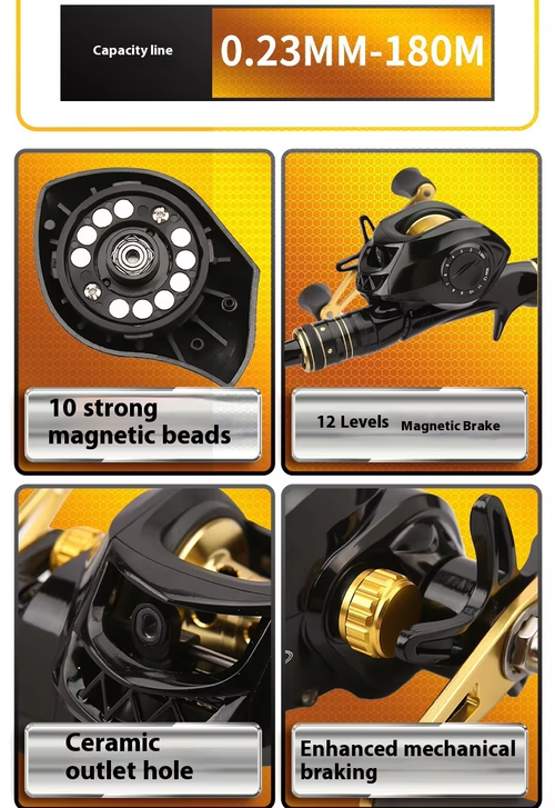 Portable 2.1-meter hybrid telescopic fishing rod and reel set, suitable for long-distance casting, and includes fishing lures.