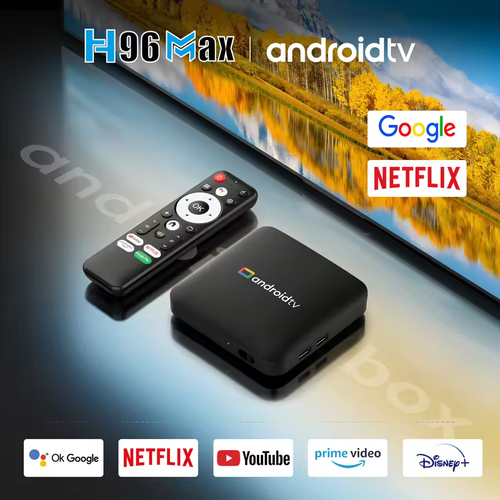Android 14.0 Smart TV Box H96 Max S905L3 Home Theater Bluetooth with Google Voice Media Player 2G 16G 4K HD Video TV Box