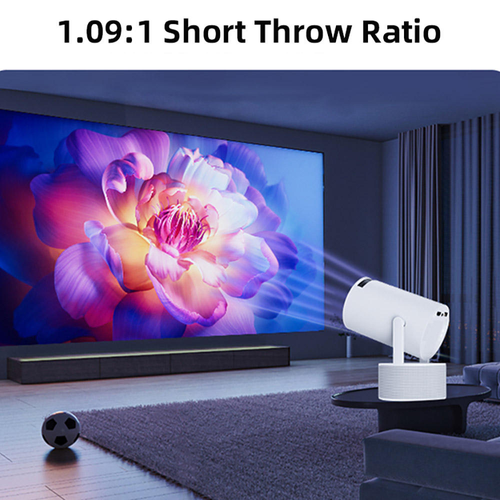 New Streaming Media Dual Microphone Karaoke Projector HY-300