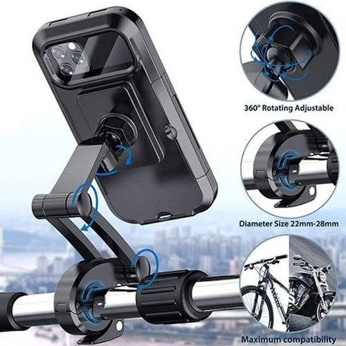 Waterproof Bicycle and Motorcycle Phone Holder