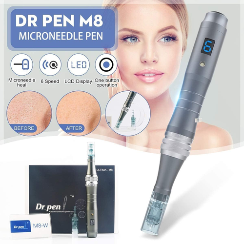 Best-selling wireless electric derma pen microneedling treatment pen M8
