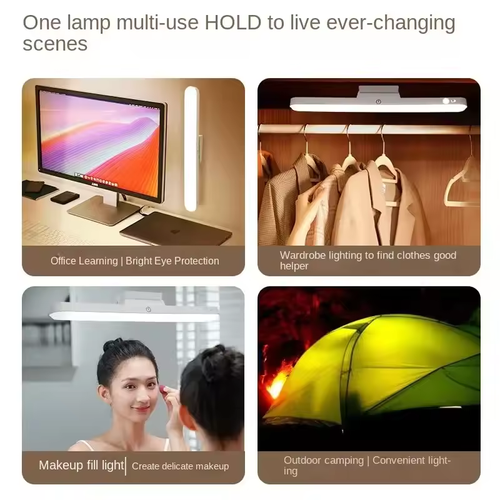 LED magnetic eye protection remote reading switch desk lamp three-speed stepless dimming USB rechargeable learning lamp