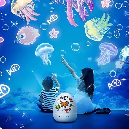 Wireless Music Player Galaxy Star Projector Night Light