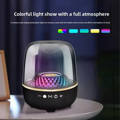 2025 New LP90 Pro Bluetooth Speaker, Upgraded Outdoor Portable Speaker with Aura Glass Design