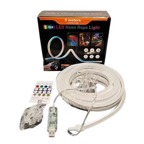 Symphony Flexible Light Strip, Smart APP Neon Light Strip with IC Running Water Light, Marco Music Voice-activated Synchronous