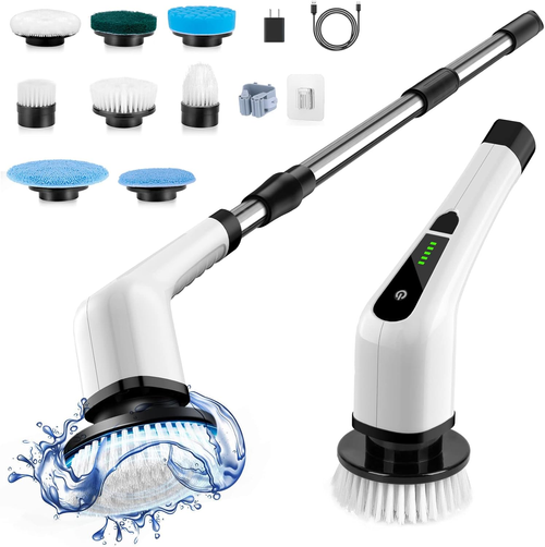 Smart Electric 8-in-1 Cleaning Brush Multifunctional Wireless Waterproof