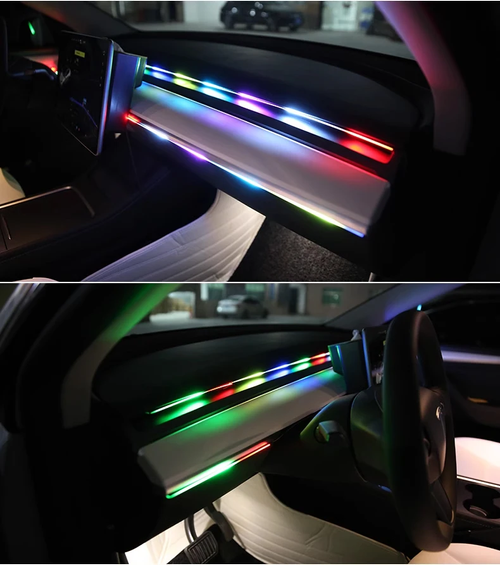 64-color LED acrylic music Bluetooth or remote control RGB premium interior ambient lighting strip