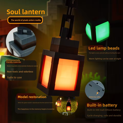 My World USB Luminous Lantern Light Creative Hanging Night Light