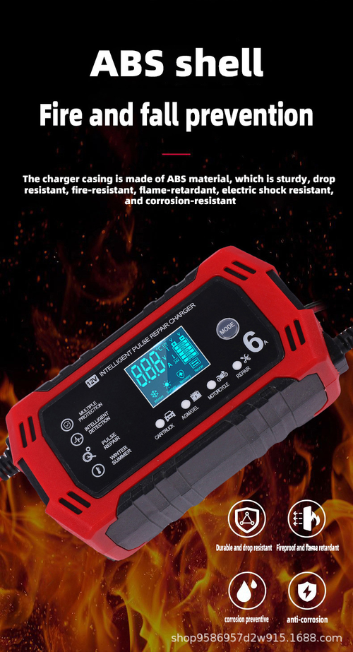 12V 6A Car Battery Charger, Forklift Battery Charger, Smart Repair Motorcycle Charger