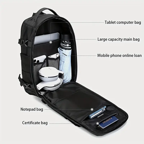 Men's Fashion Large Capacity Tactical Chest Pack - Adjustable Shoulder Crossbody Bag
