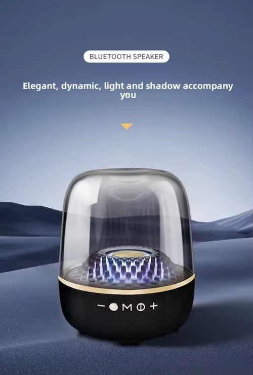 2025 New LP90 Pro Bluetooth Speaker, Upgraded Outdoor Portable Speaker with Aura Glass Design