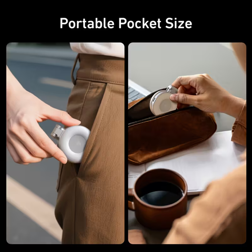 Magnetic beauty fill light for mobile phones, three-color temperature portable selfie mirror, rotating and stretchable pocket light