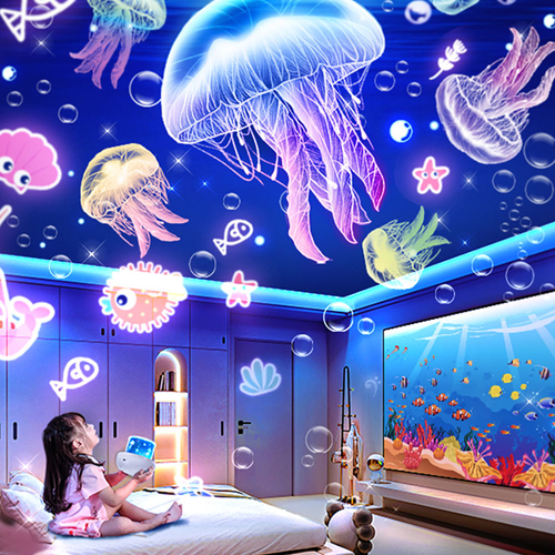 Wireless Music Player Galaxy Star Projector Night Light