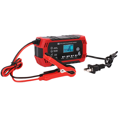 12V 6A Car Battery Charger, Forklift Battery Charger, Smart Repair Motorcycle Charger