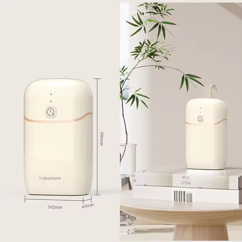 Compact portable electric clothes dryer saves space and comes with an automatic drying bag design.