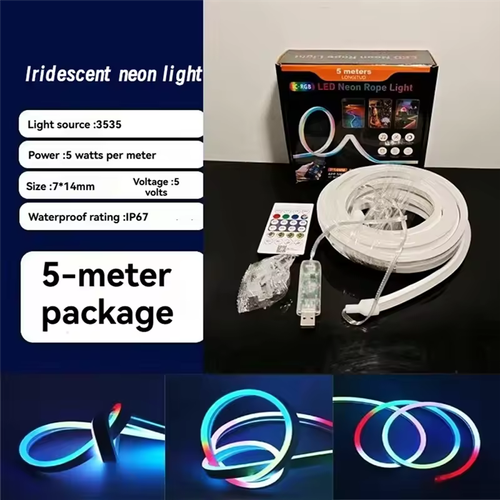 Symphony Flexible Light Strip, Smart APP Neon Light Strip with IC Running Water Light, Marco Music Voice-activated Synchronous