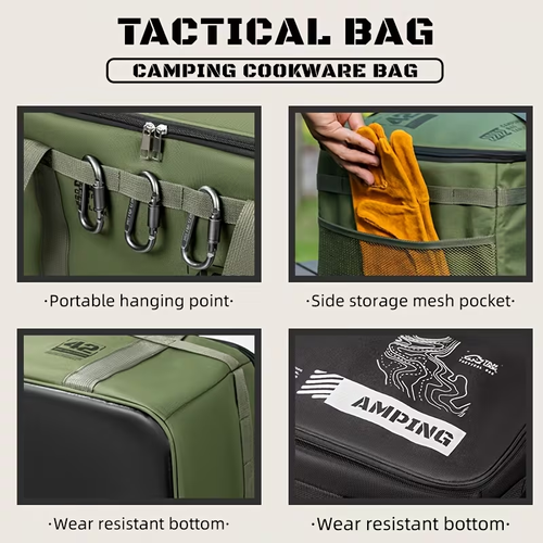 42L Large Capacity Outdoor Tactical Storage Bag for Camping and Picnics