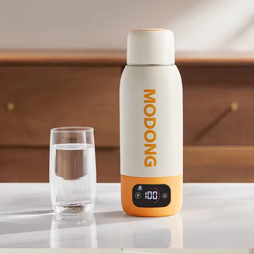 600ML Portable Heating Cup Multifunctional Smart Boiling Water Thermos Kettle