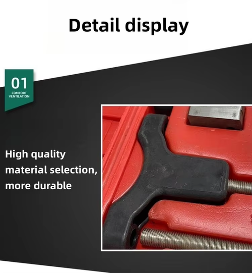 New multi-functional repair tool kit, including a half-shaft sleeve and an integrated thread straightener.