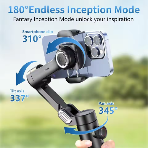Aokawa SmartXE three-axis handheld gimbal stabilizer with intelligent anti-shake and face tracking functions