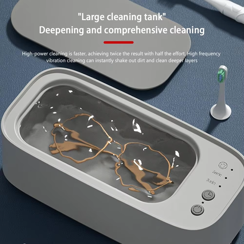 Home ultrasonic cleaners, small appliance cleaners for glasses, braces and jewelry