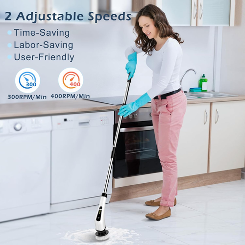 Smart Electric 8-in-1 Cleaning Brush Multifunctional Wireless Waterproof