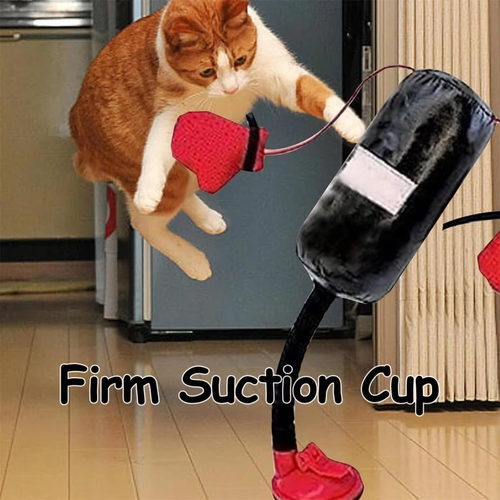 New cat-teasing toy, multi-functional cat-teasing boxing toy