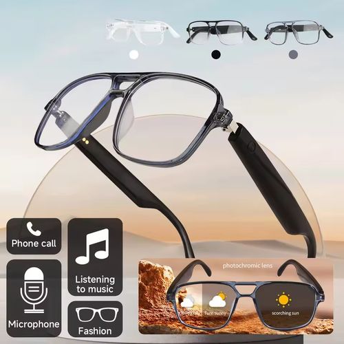 Multifunctional Bluetooth camera, music player, touch screen smart glasses