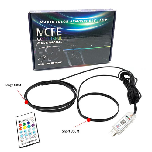 64-color LED acrylic music Bluetooth or remote control RGB premium interior ambient lighting strip