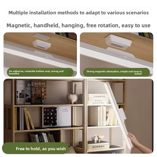LED magnetic eye protection remote reading switch desk lamp three-speed stepless dimming USB rechargeable learning lamp