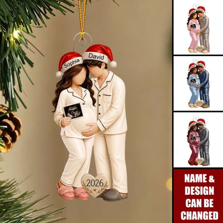 Ornamenti personalizzati di Natale di gravidanza, regali per le donne incinte