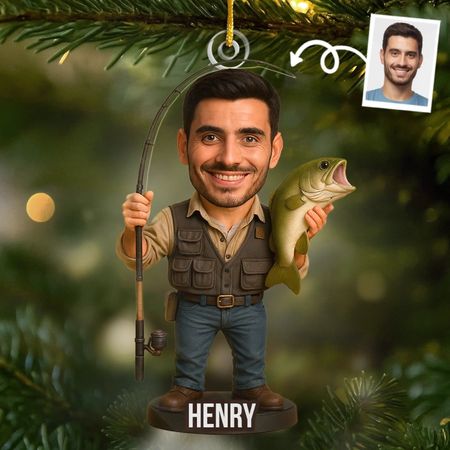 Regali di Natale e Compleanno personalizzati con foto per pescatori - Master Angler