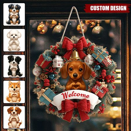 Benvenuto a casa - Cartello in legno personalizzato per animali domestici