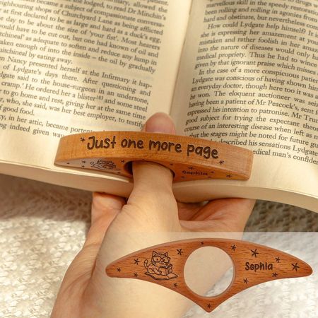Just One More Page - Portapagina personalizzato per libri