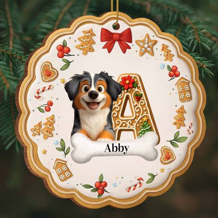 Festeggia la gioia delle feste con il tuo amato animale domestico, ornamento in legno personalizzato, regalo per proprietari di animali domestici e amanti dei cani