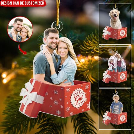 Il miglior regalo di Natale di sempre - Decorazione natalizia personalizzata con ritratto di famiglia